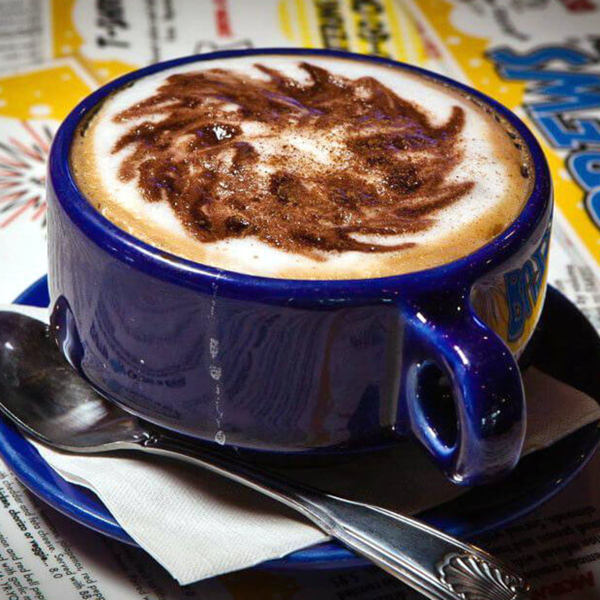 Coffee at Buzzbrews restaurant in Dallas