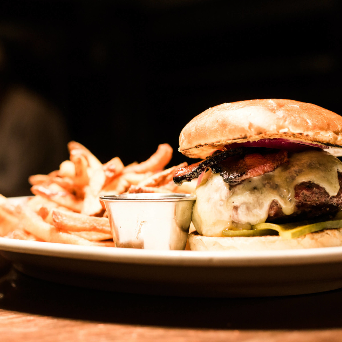 Burger at Hibiscus in Dallas