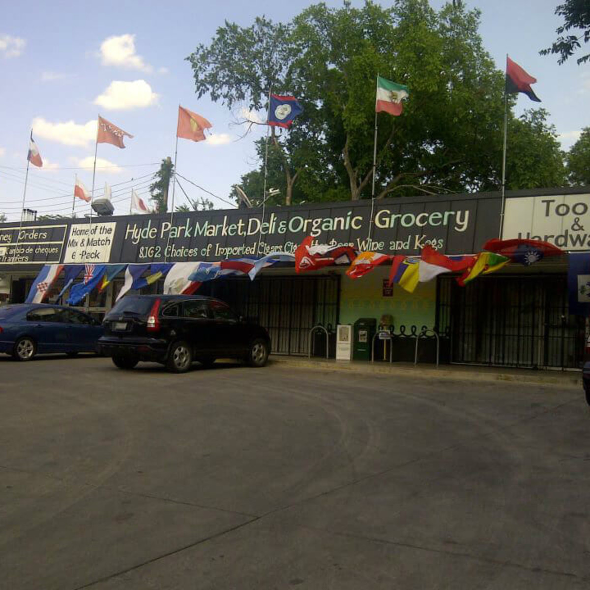 Hyde Park Market flag store