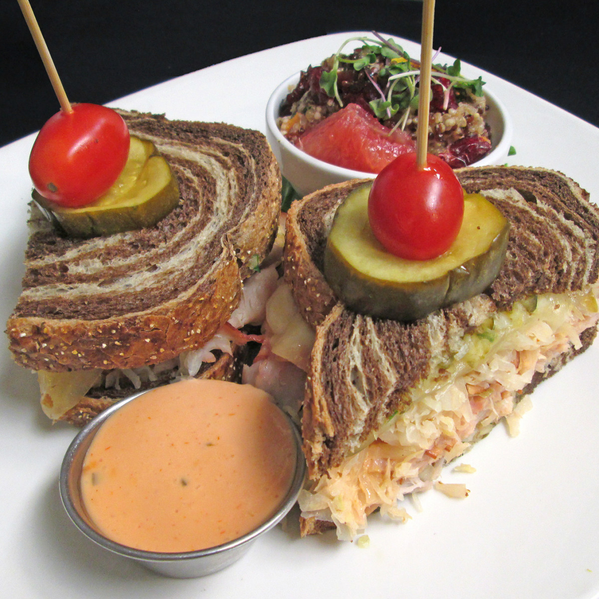 Woodlands American Grill Rachel sandwich