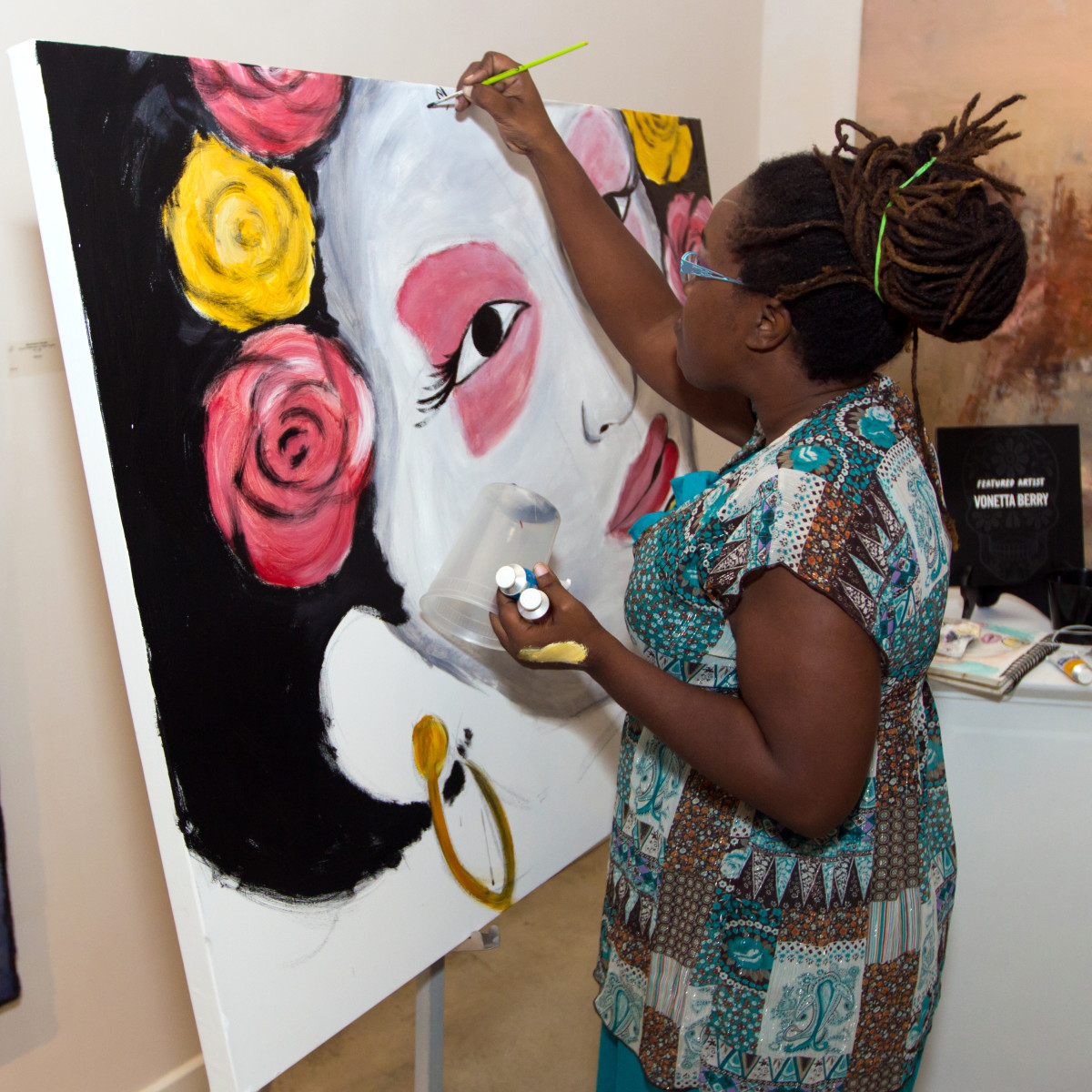 Day Of The Dead Party Raises Spirits With Paintings You Can Vote
