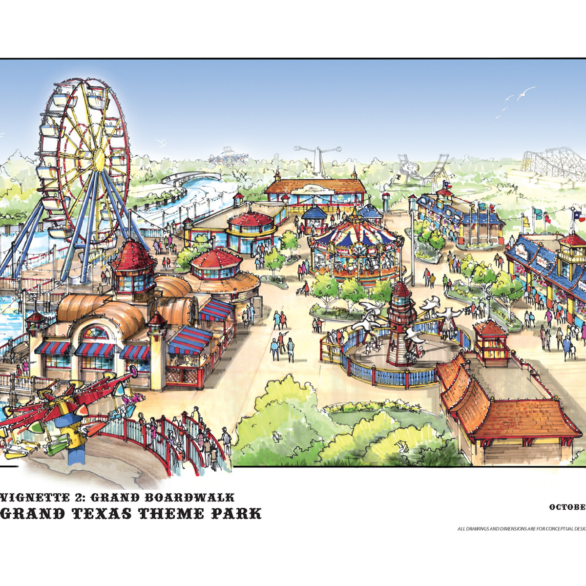 Full Renderings Of New AstroWorld Revealed Roller Coasters And More Full Renderings Of New AstroWorld Revealed Roller Coasters And More
