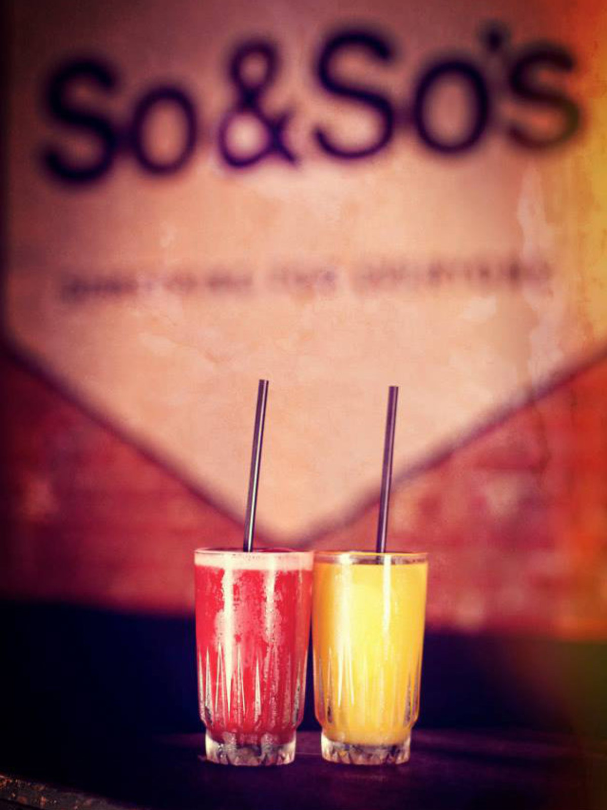 Cocktails at So & So's in Dallas