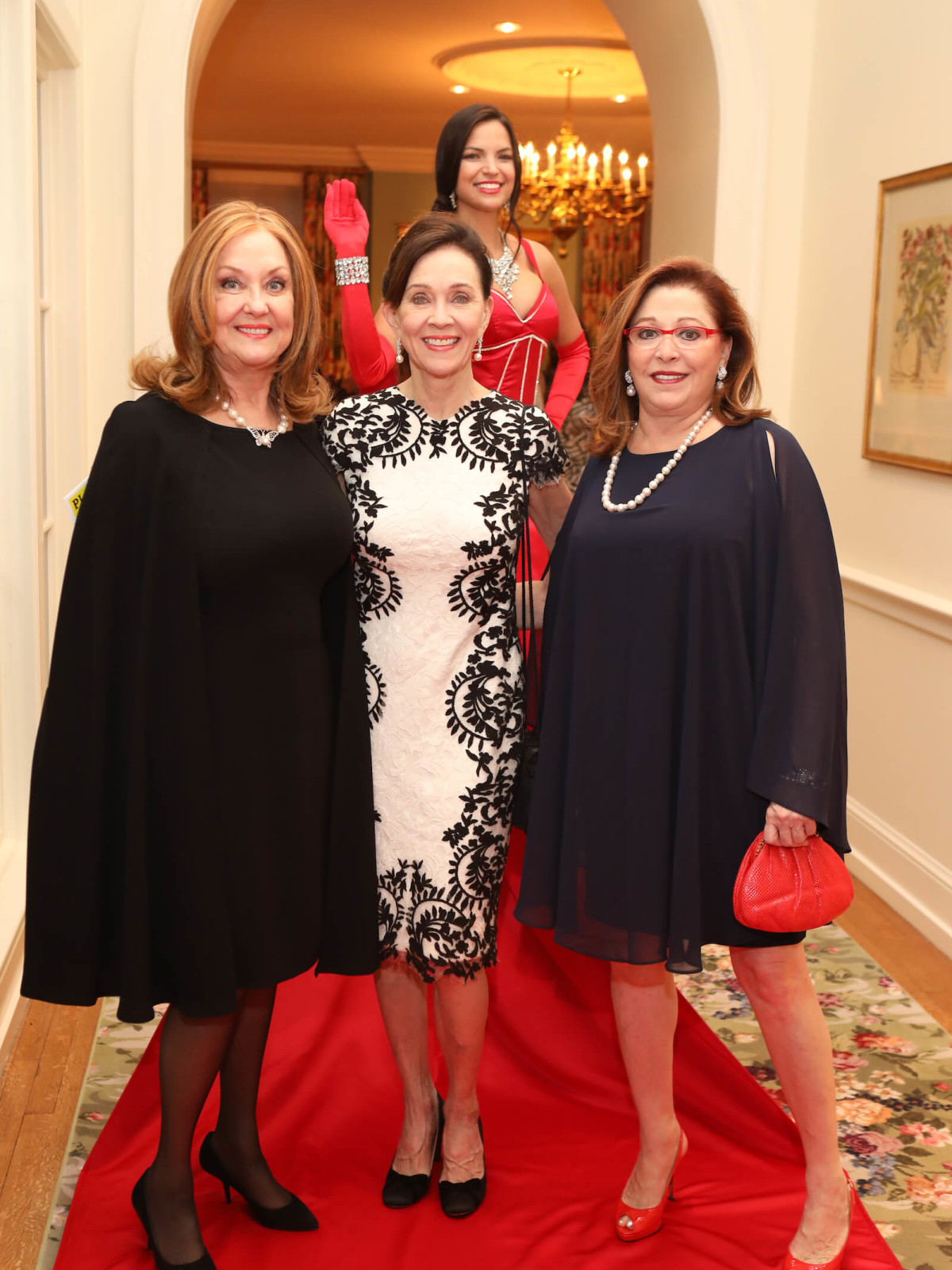 Myra Wilson, Robin Simon, Suzy Simons at BARC gala