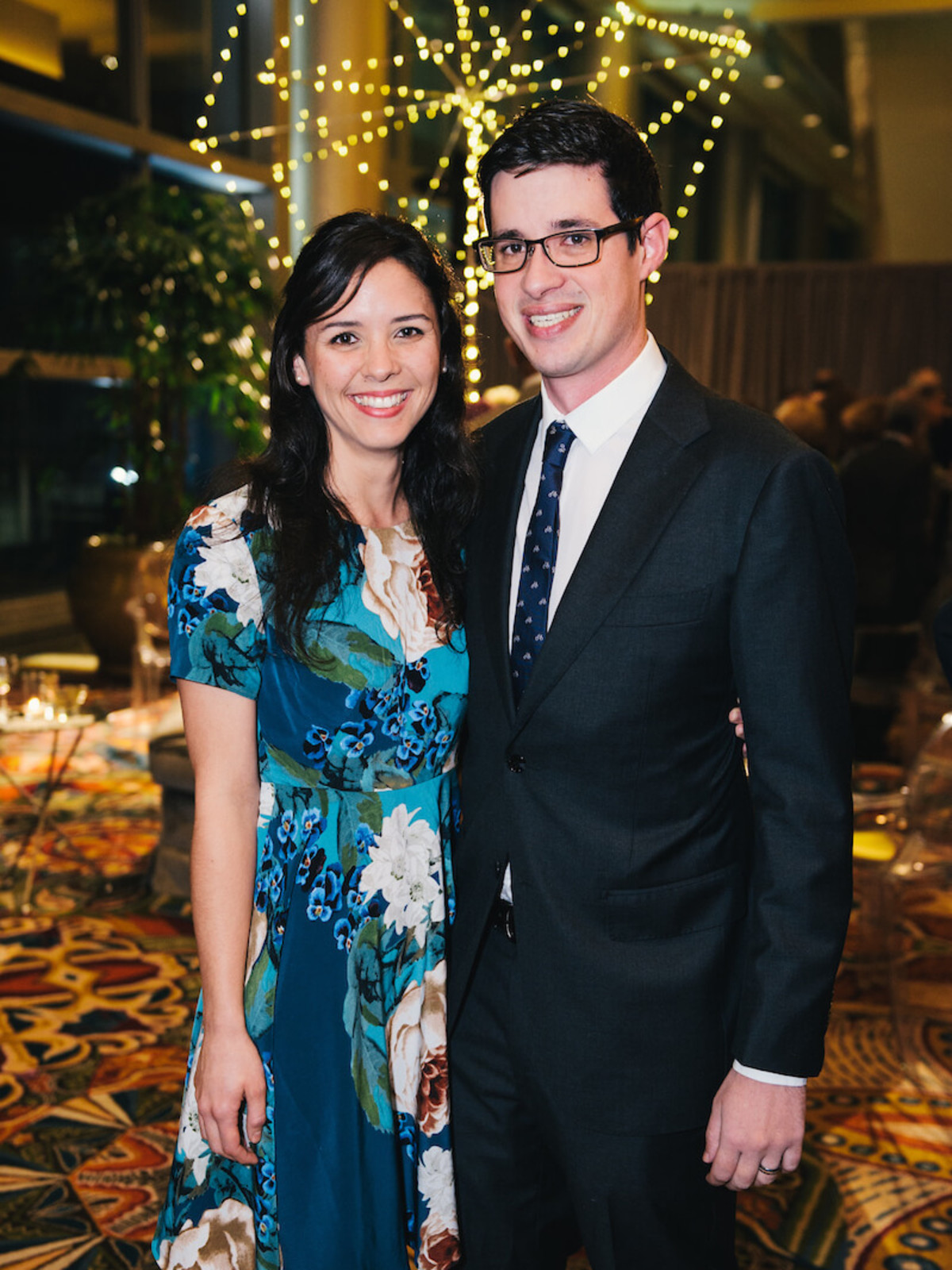 Lauren Richardson and Will Kornell at UTHealth Constellation Gala