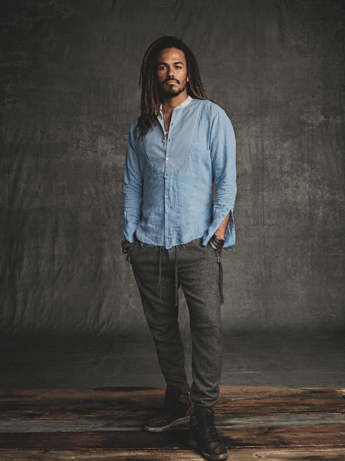 Greg Lauren for Banana Republic chambray shirt