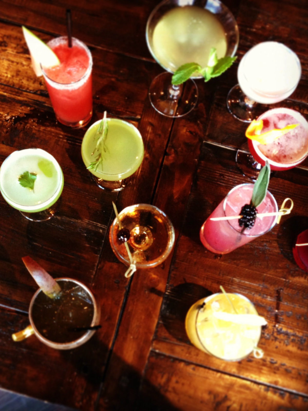 Cocktails at Lark on the Park in Dallas