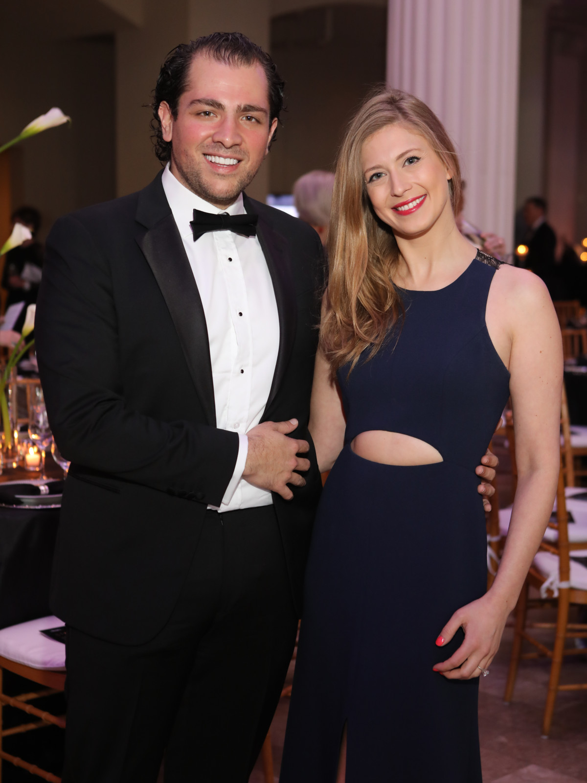 Guillermo Sierra and Princess Tatiana Galitzine at Stages Gala 2017