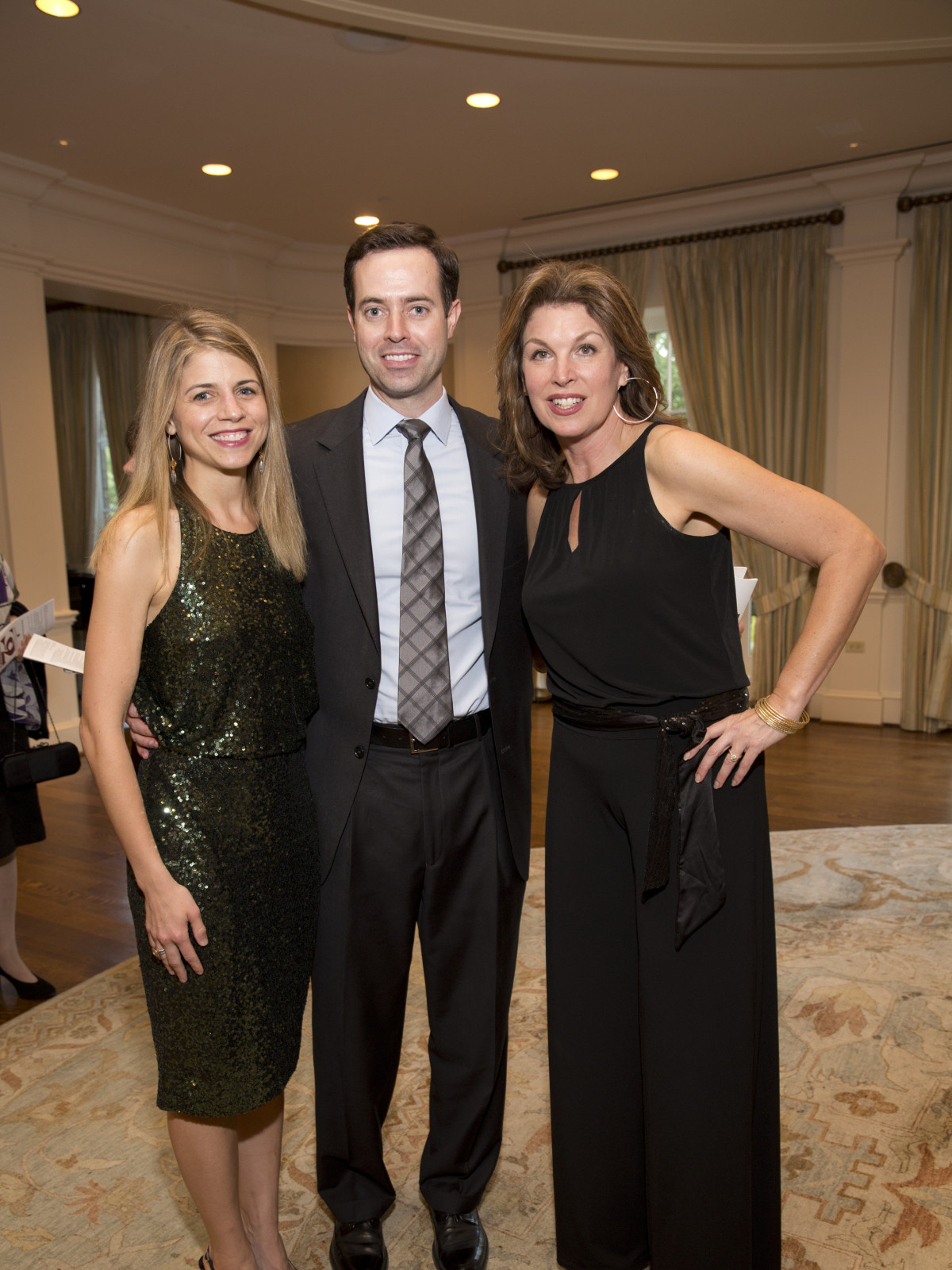 Sheri O'Leary, Brendan O'Leary, Laura Henry at Chinquapin Flashback Gala