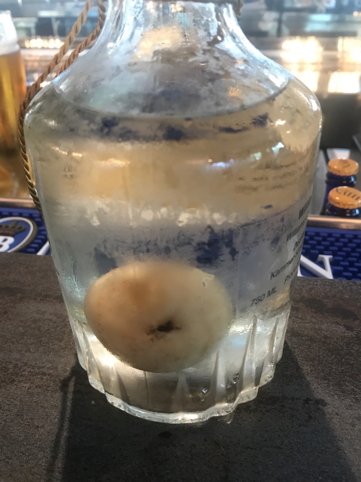 King's Biergarten pear brandy