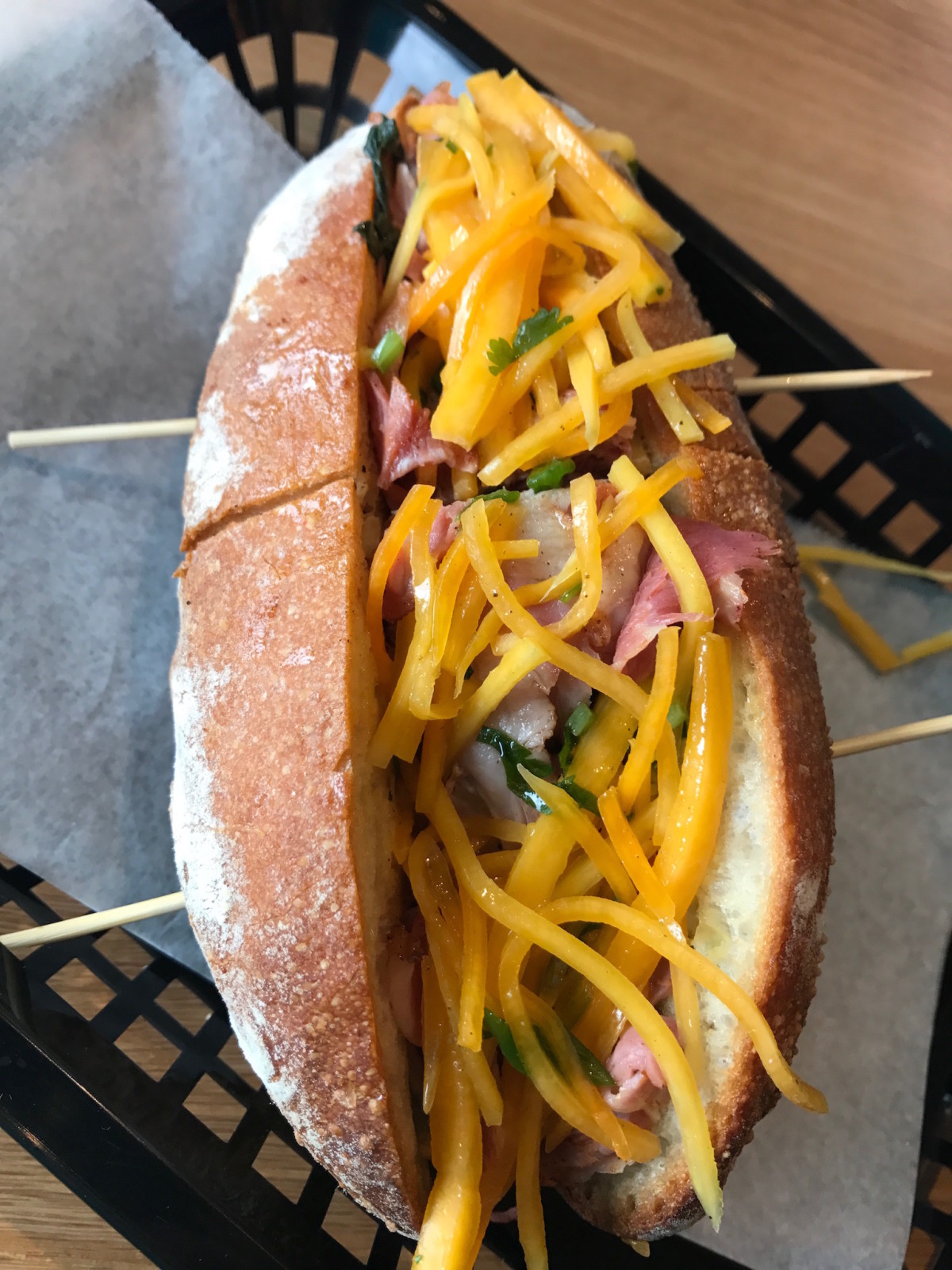 Local Foods downtown ham Black Hill po boy