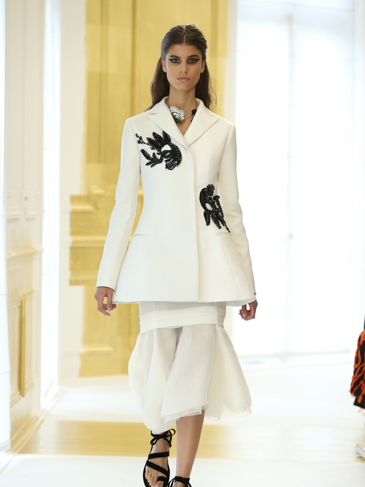 Dior haute couture runway show Paris finale look 12