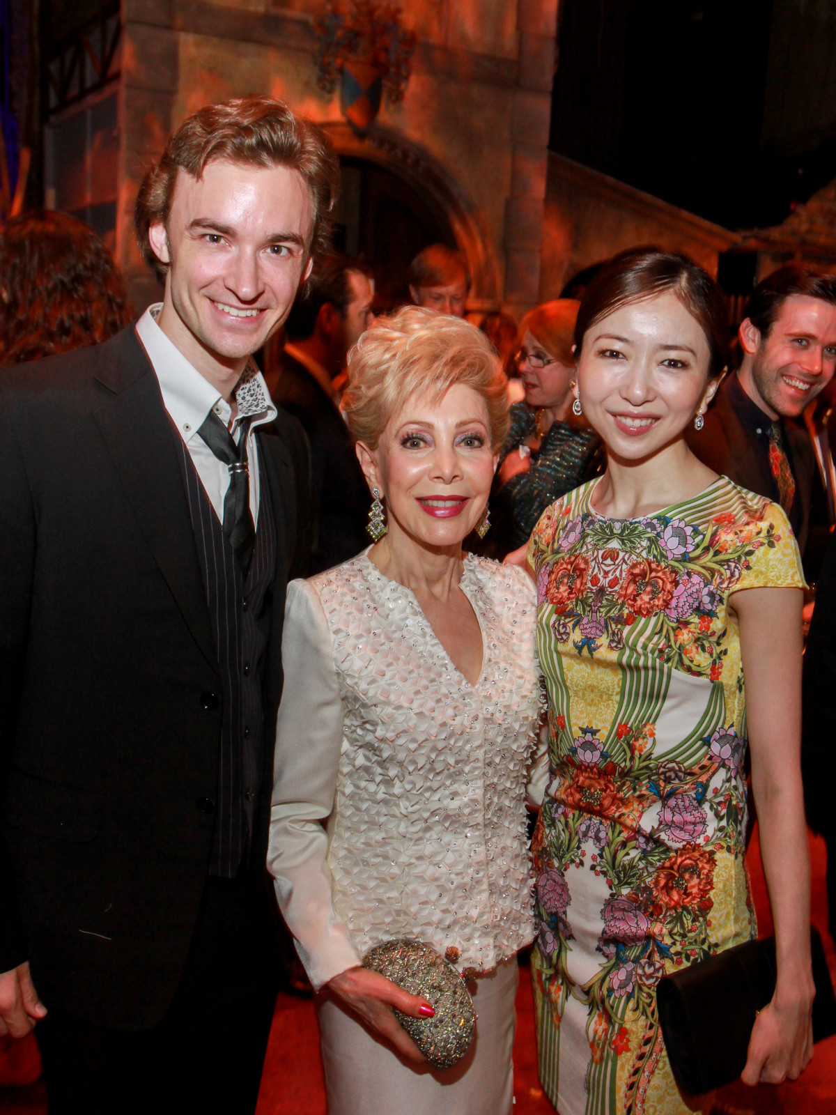 Ballet On Stage Dinner 6/16 Jared Matthews, Margaret Williams, Yuriko Kajiya_Photo by Gary Fountain.
