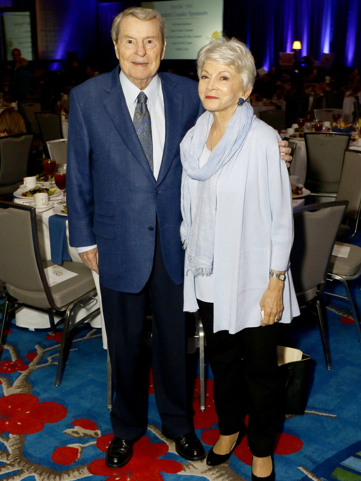 Jim Lehrer, Rena Pederson