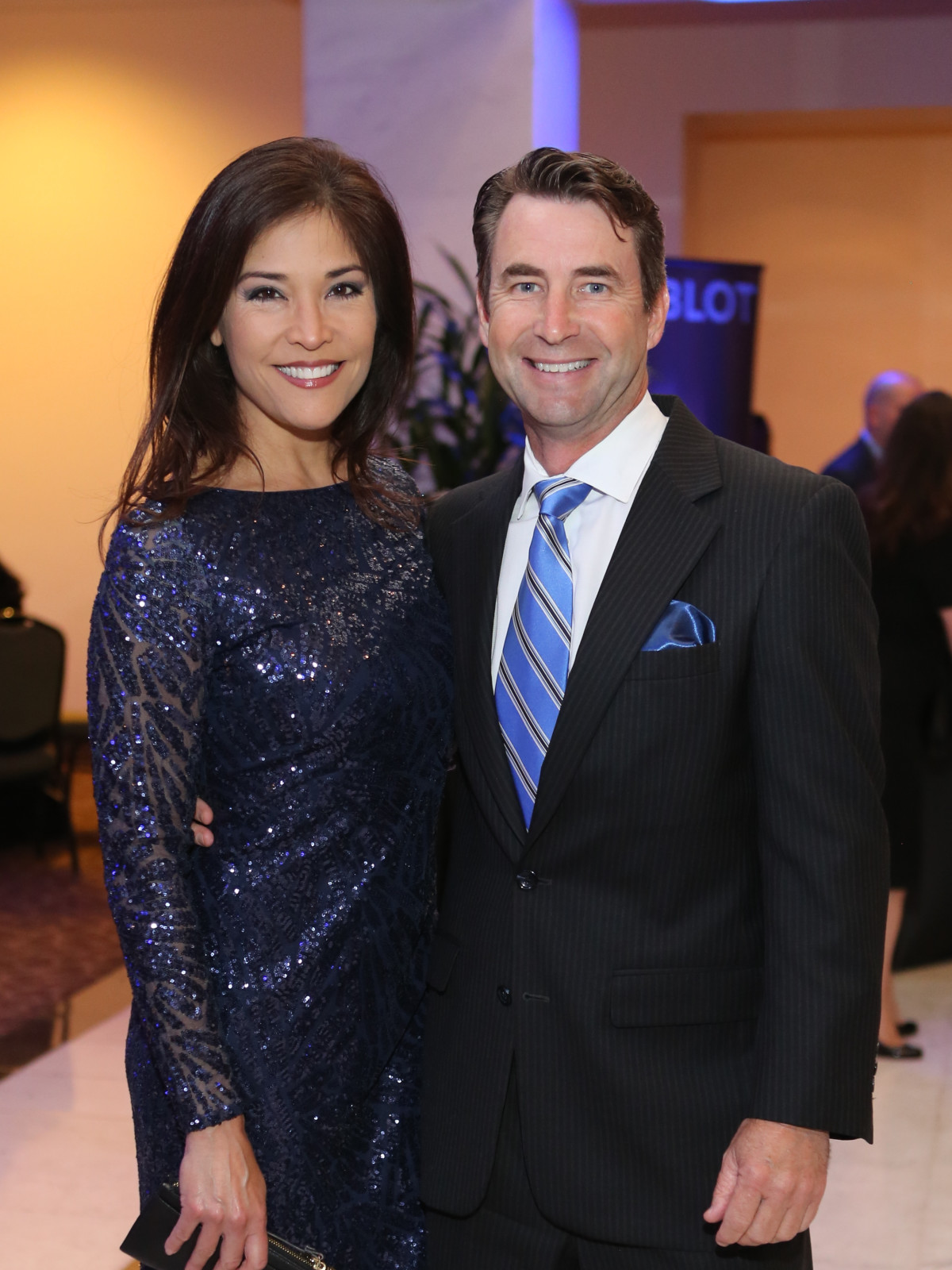 Blue Cure Gala, April 2016, Lisa Foronda, Greg Harper