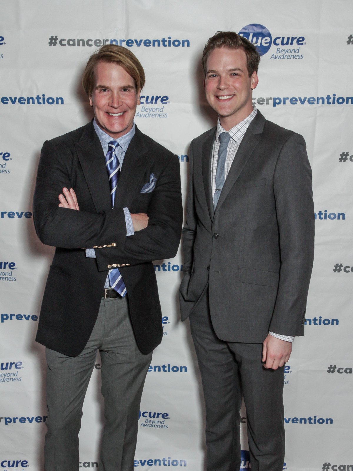 Blue Cure Gala, April 2016, George Lancaster, Sam Springer