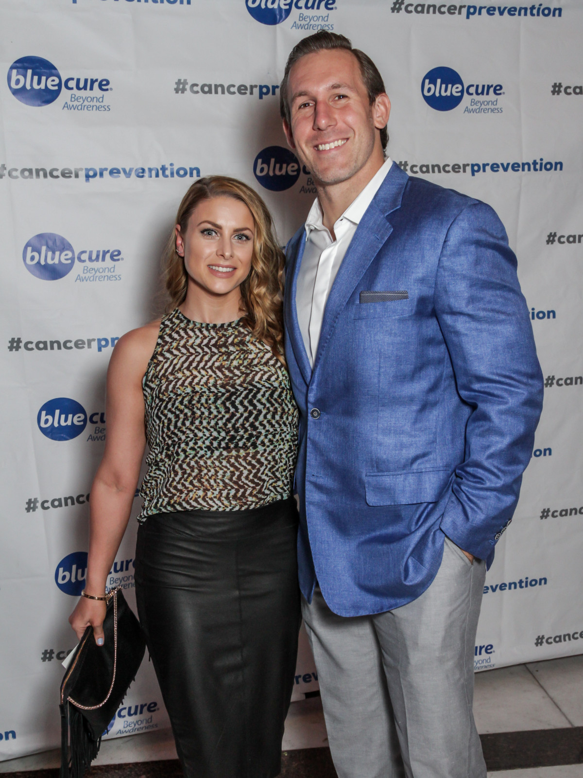 Blue Cure Gala, April 2016, Angela Mecca, Owen Daniels