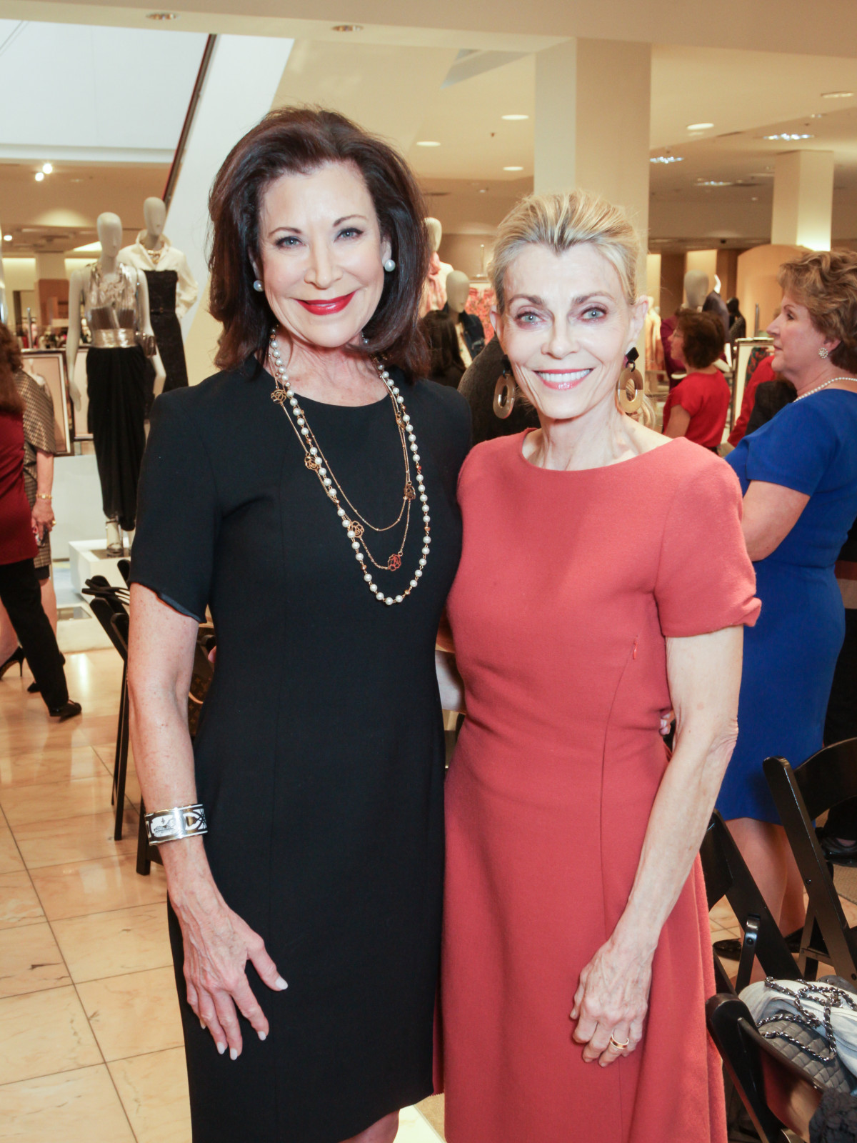 Salvation Army tea, Feb. 2016, Betty Hrncir, Alice Burguieres