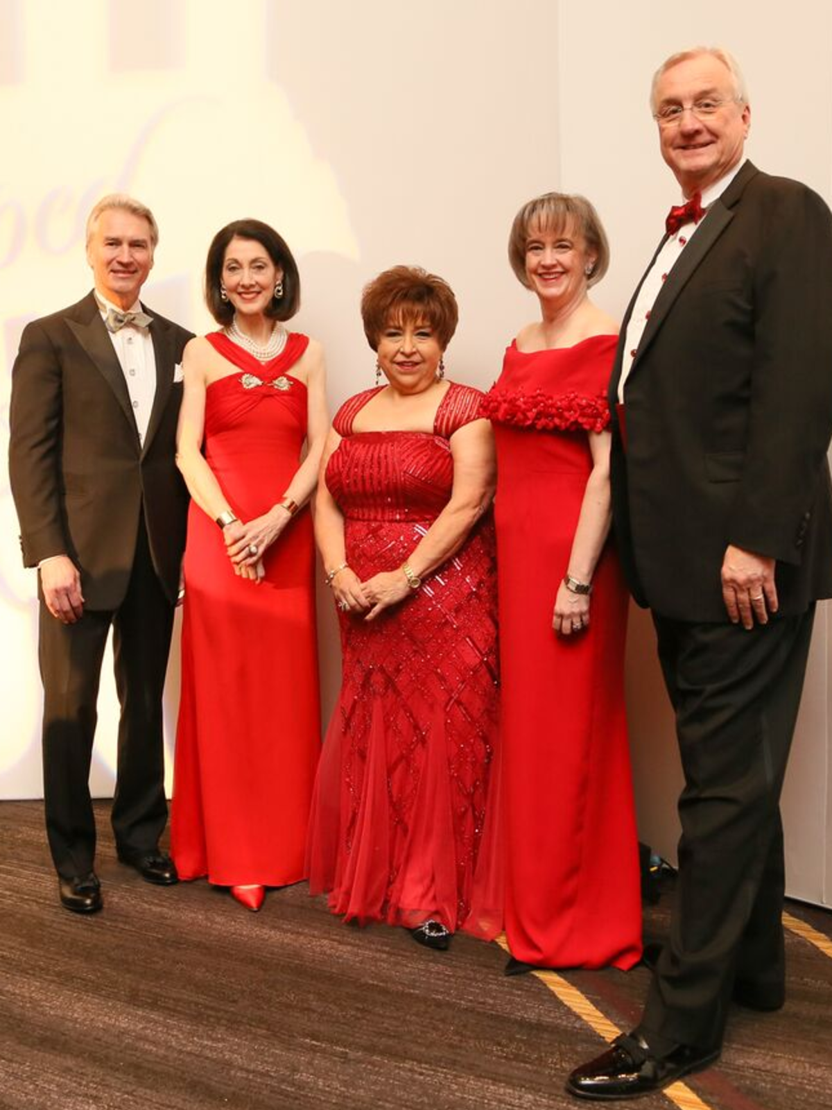 Red Cross Ball, Feb. 2016, Sanford Criner, Susie Criner, Trini Mendenhal, Dorothy Ables, Mickey Ables