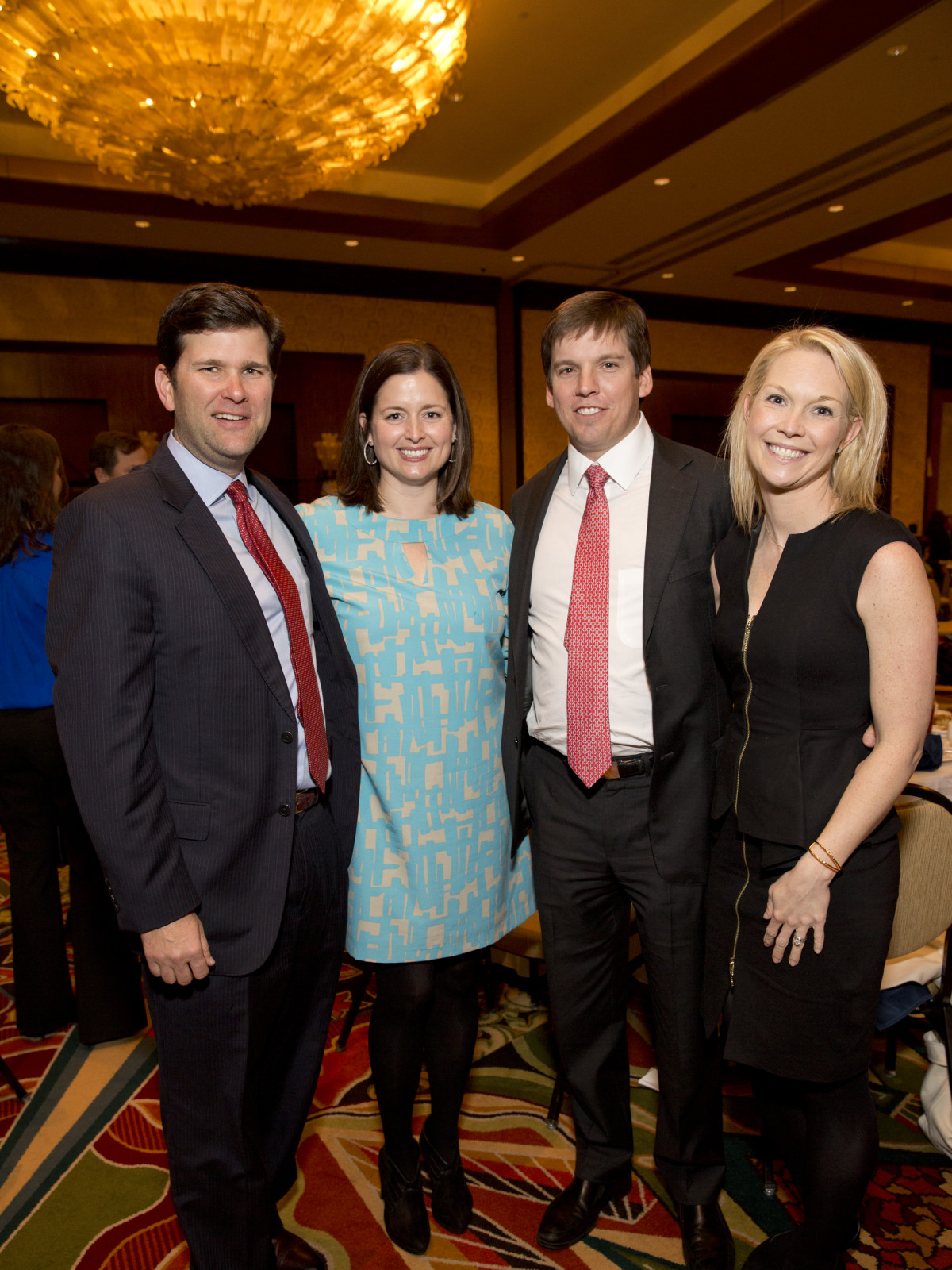 Bo's Place Luncheon, Feb. 2016, Charlie Neuhaus, Susan Neuhaus, John Donovan, Staci Donovan