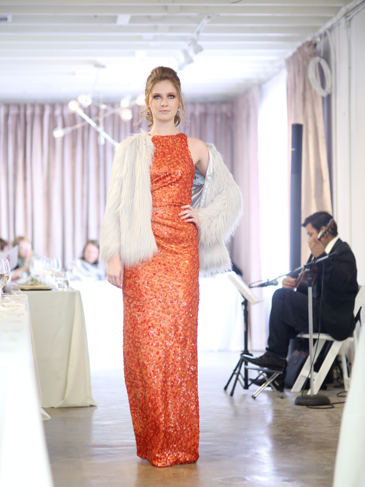 Miles David Lexi gown and Addison jacket
