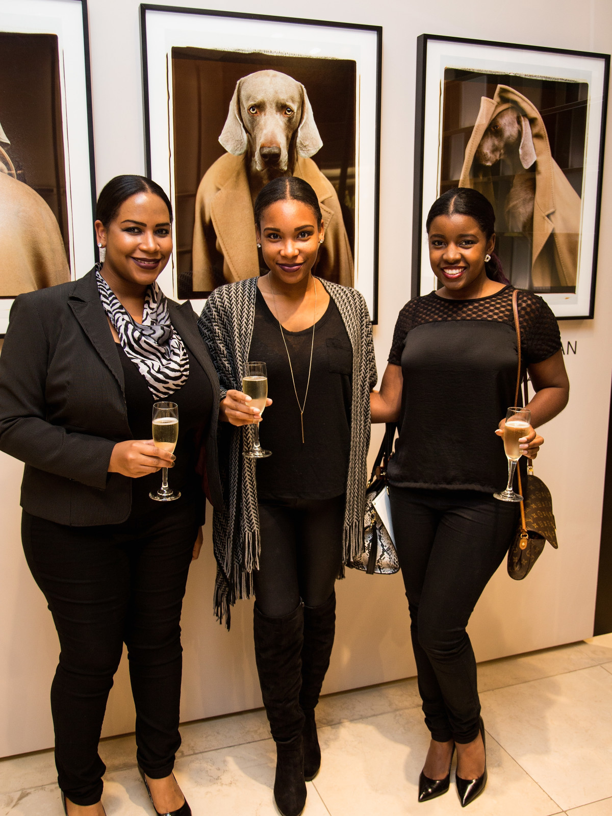 Max Mara William Wegman event Jessica Price,Melody Price and Michelle Hogan