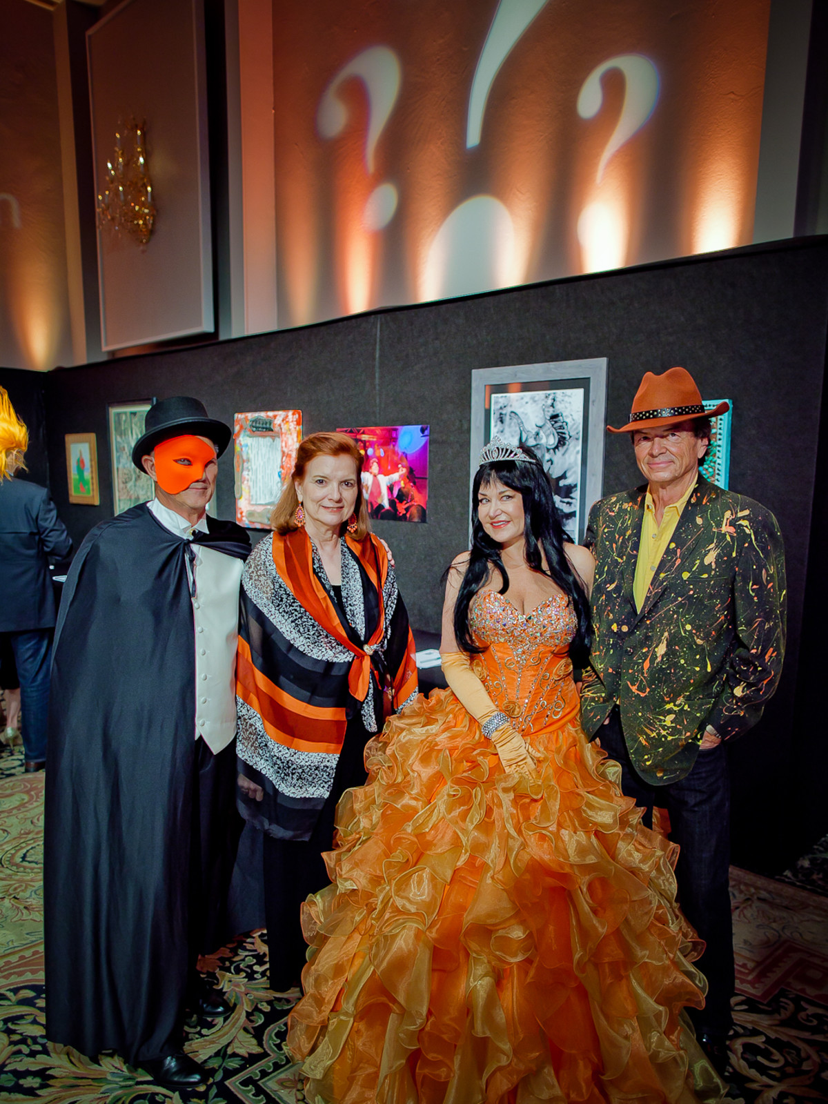 Orange Show Gala Ed Smith, Beverley Braden, Pamela George, Paul Easterwood