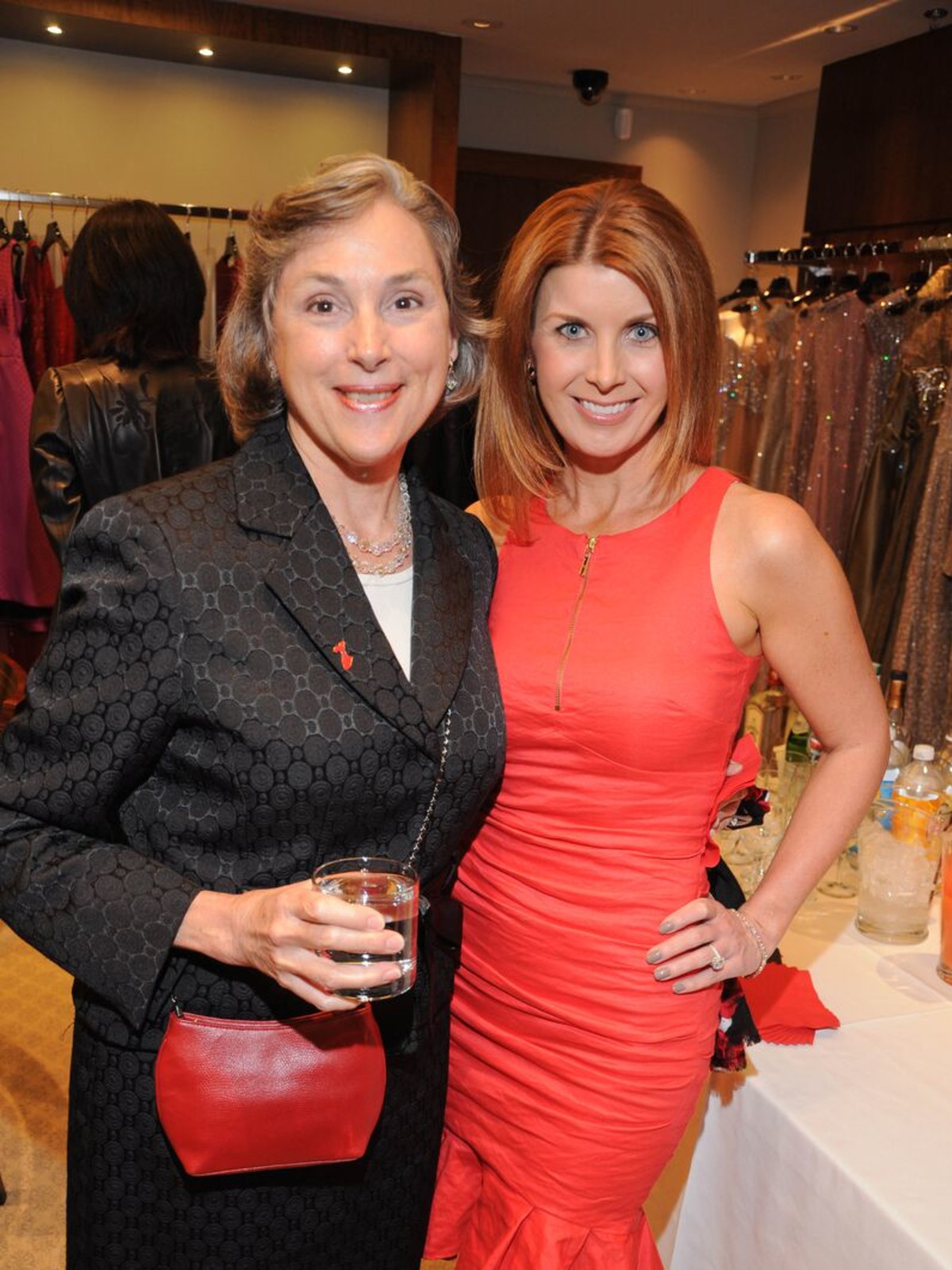 Liancarlo American Heart Association show at Elizabeth Anthony, Carol Akersklug, Amy Rozell