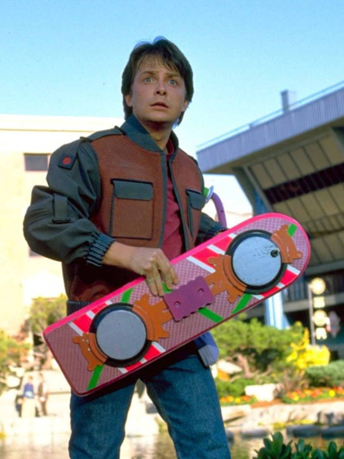 Marty McFly Back to the Future hoverboard costume