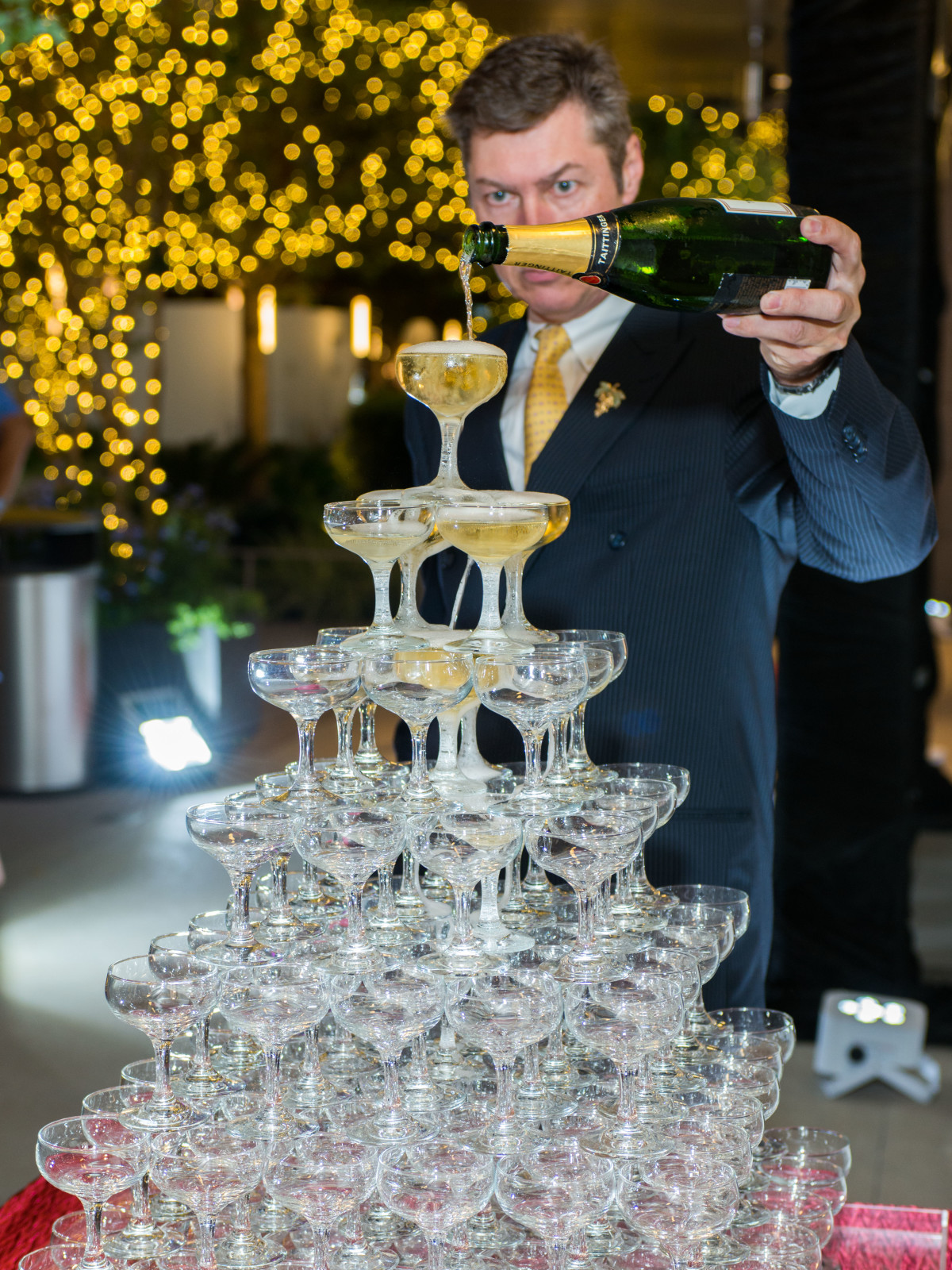News, Shelby, Chopard opening, Oct. 2015, Tattinger champagne
