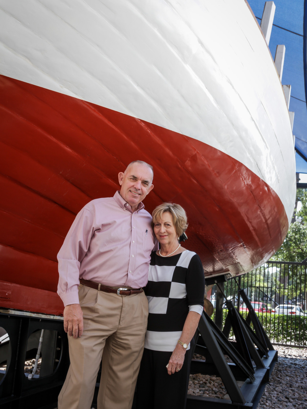 Holocaust Museum Houston HMH Danish Rescue Boat Restoration Project Manager Walter Hansen and wife Nancy
