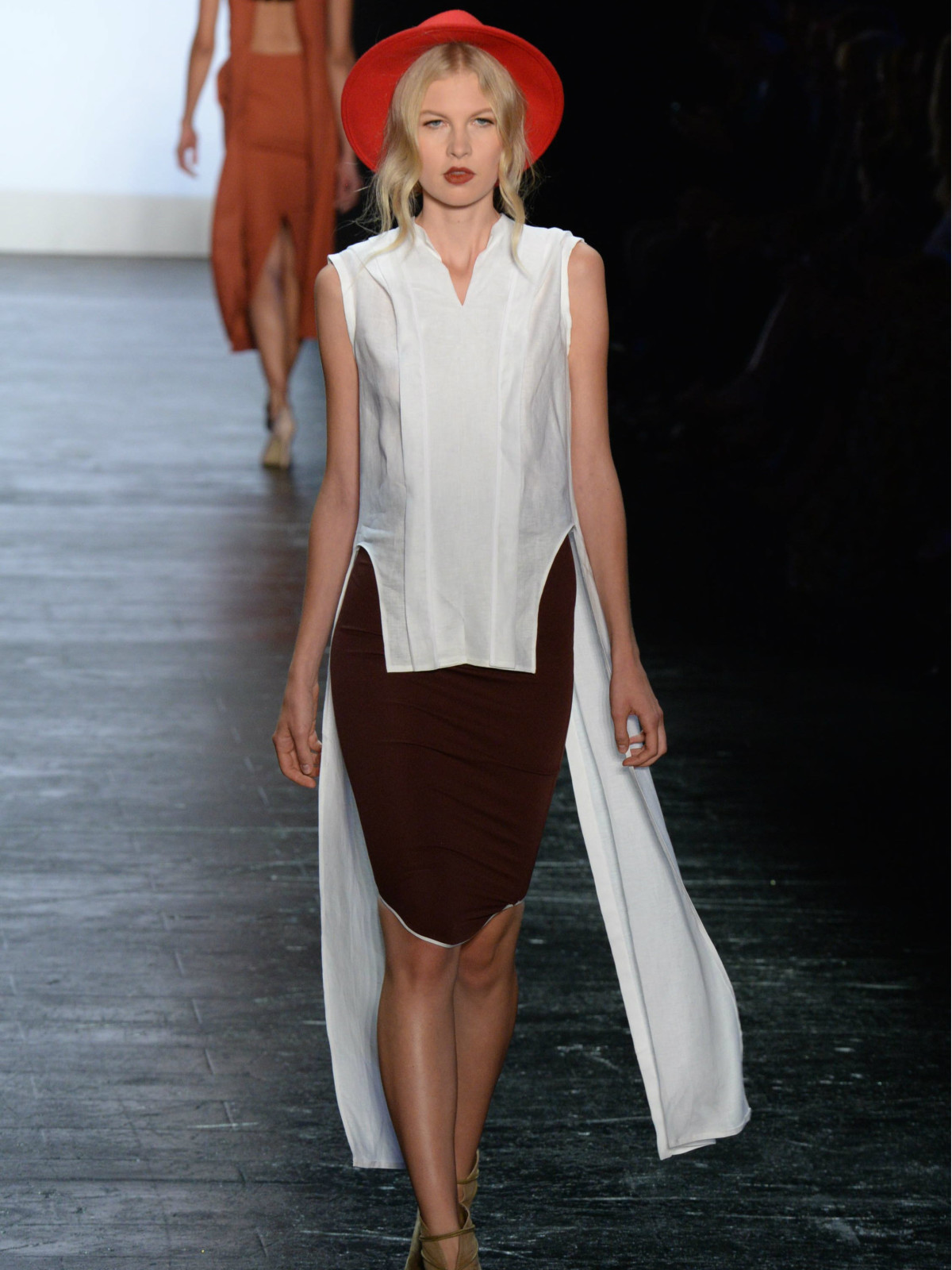 Project Runway runway show at New York Fashion Week