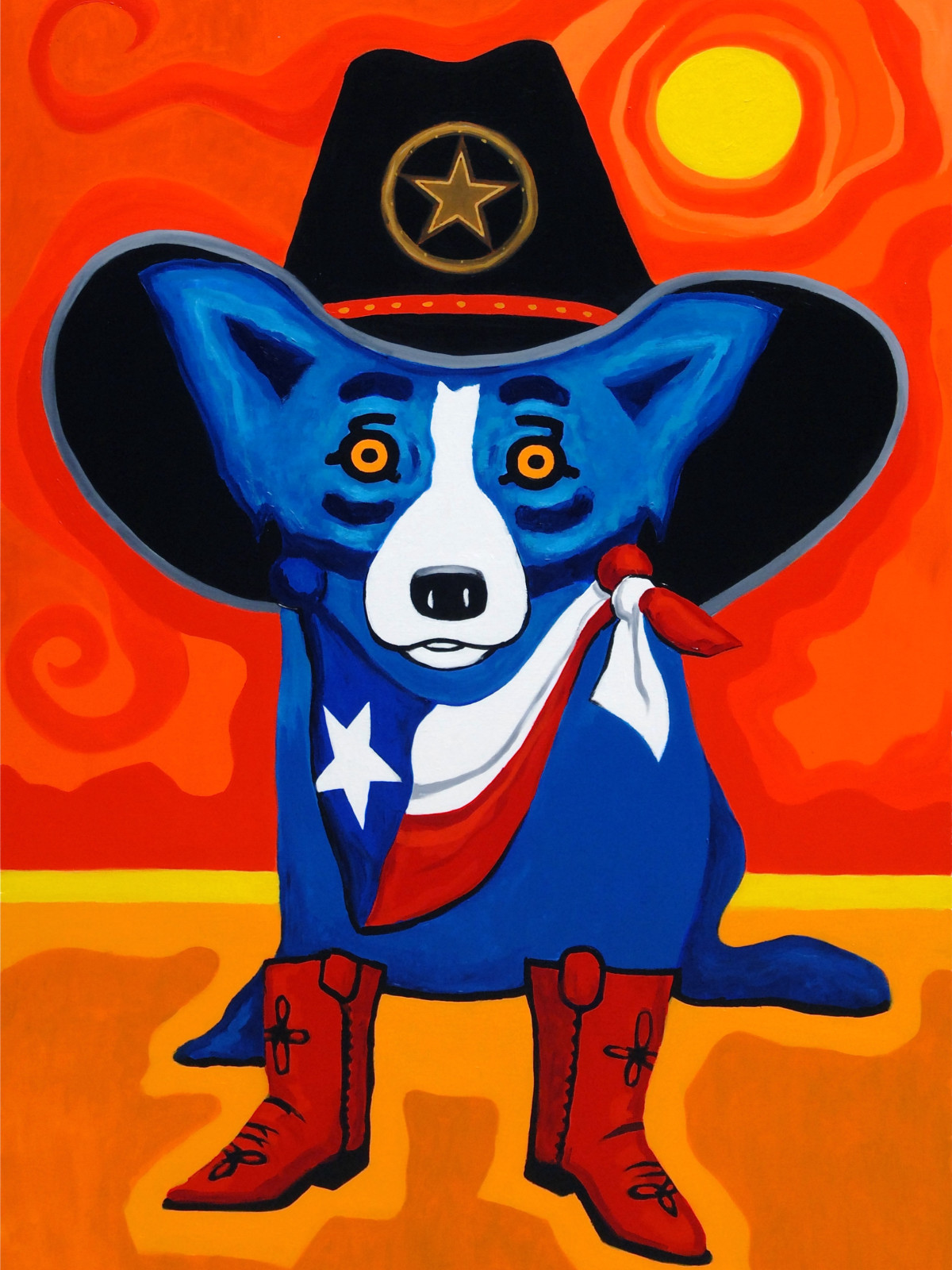Why Everyone Loves The Blue Dog Spirit Endures In Rodrigue S Work