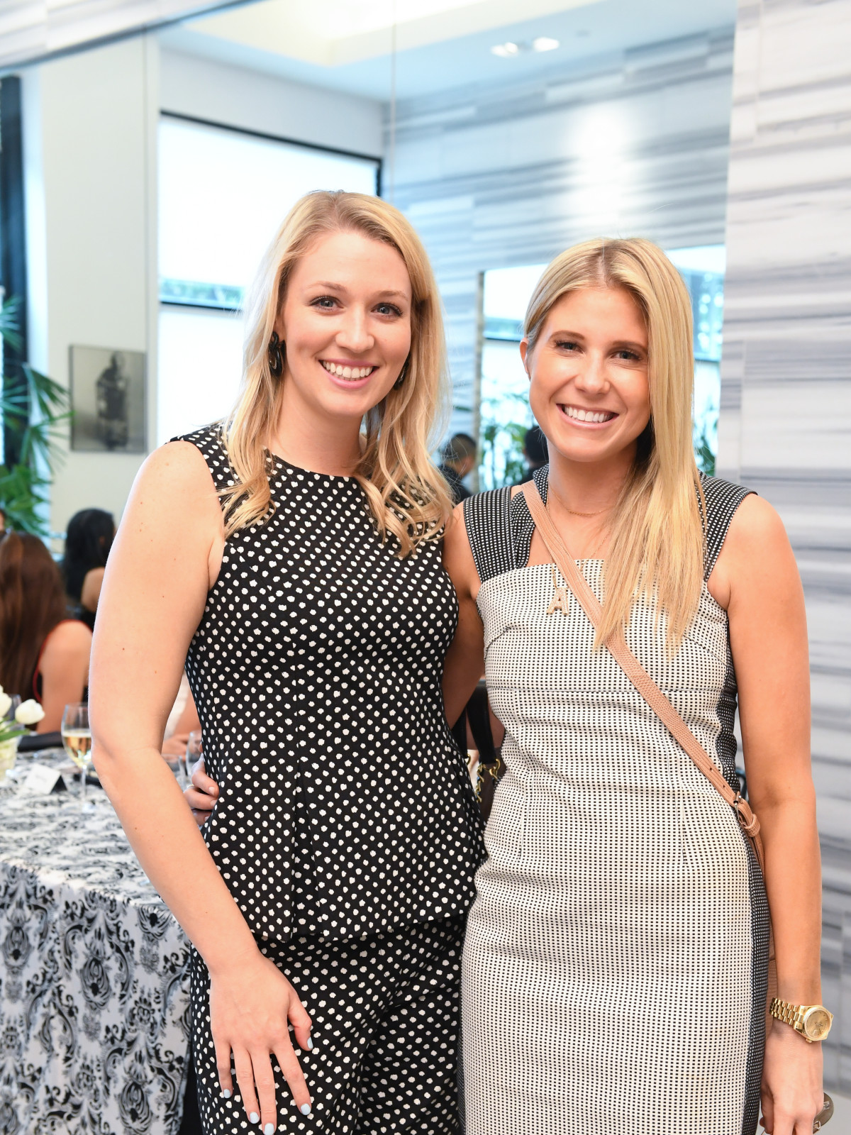 Christina Stith, Allie Fields at Jonathan Simkhai fashion show at Tootsies