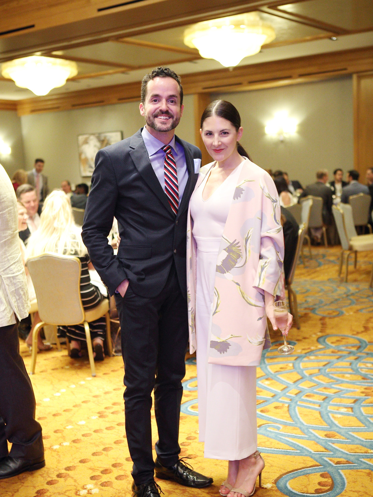 Fritz McDonald, Kate Gunning at Great Age Movement fundraiser