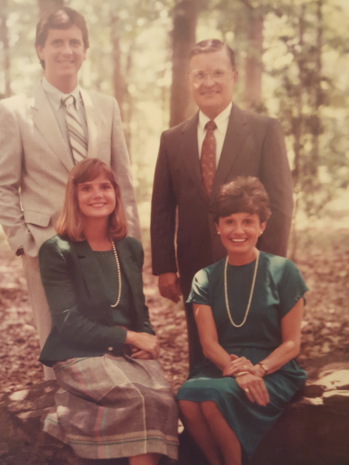 Frank Billingsley with his adoptive family