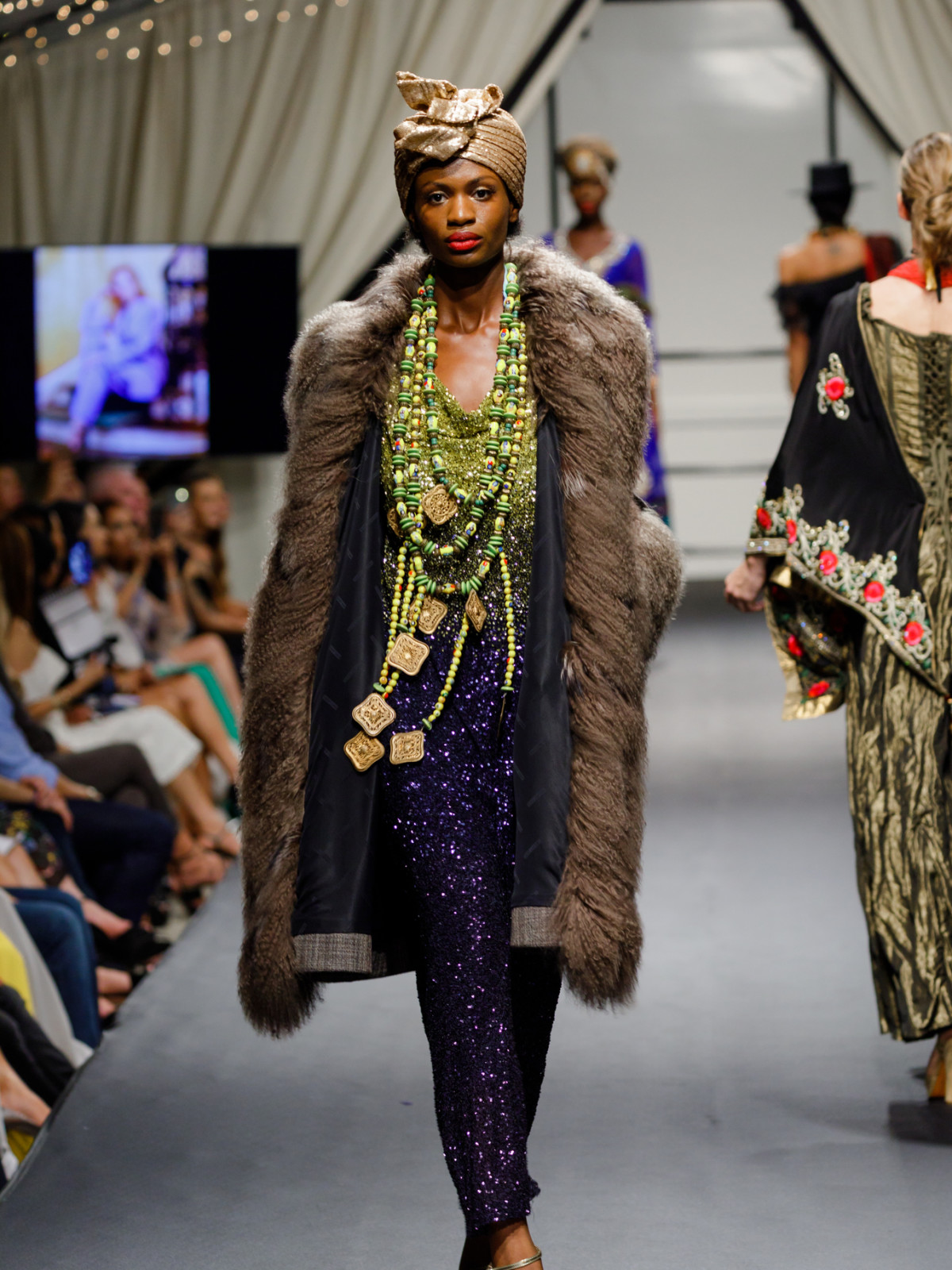 look from carolyn farb at Fashion X Houston