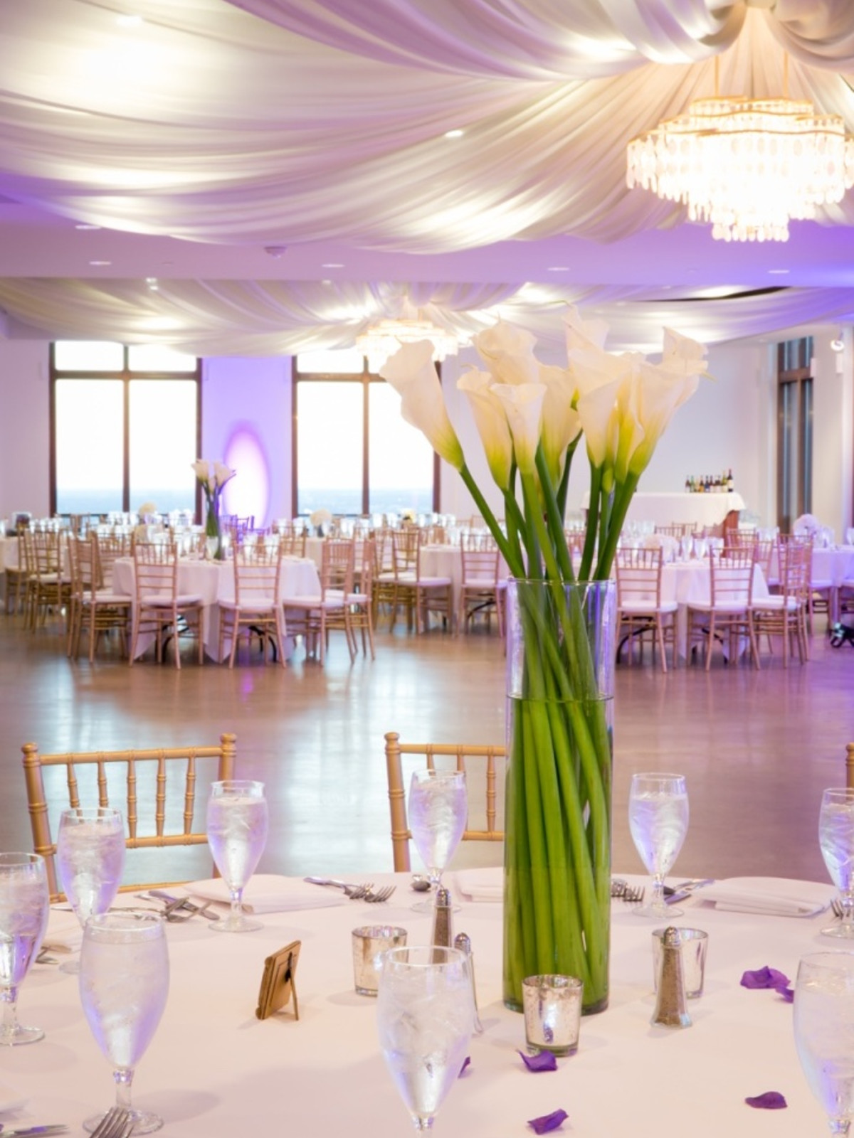 Upshaw wedding, tables