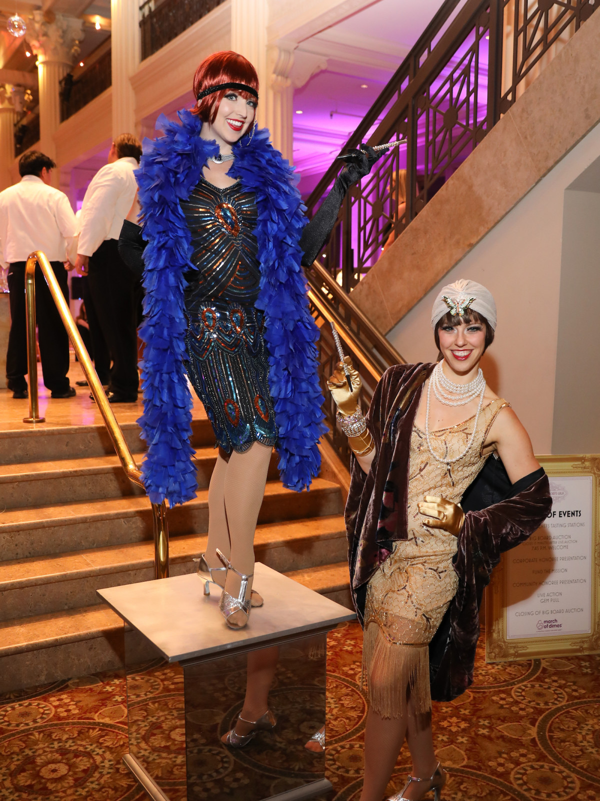 Houston, March of Dimes Signature Chefs, November 2017, flappers