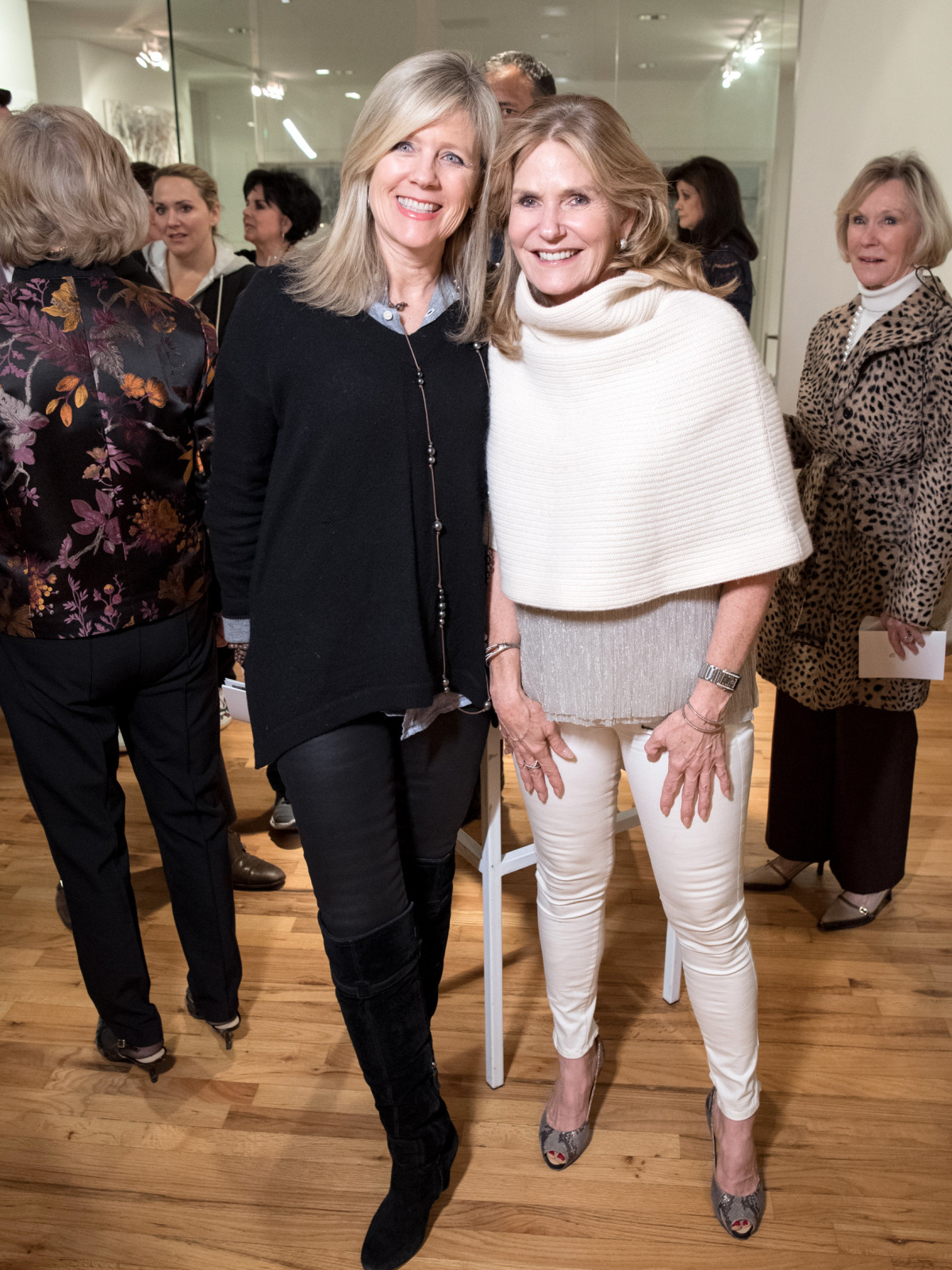 Dallas, LR Art House opening, January 2018, Kristi Hall, Laura Roosevelt