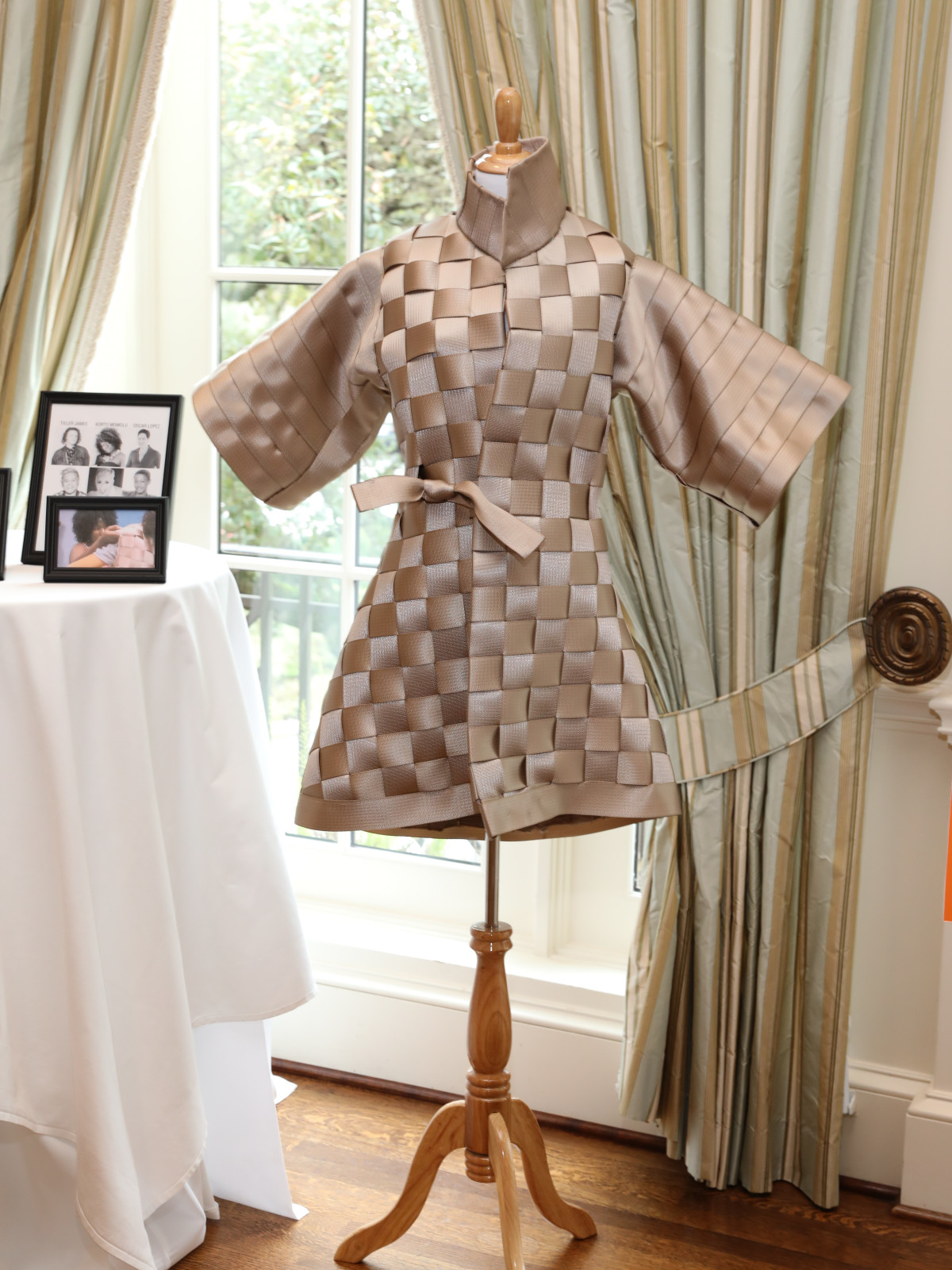 Houston MS Luncheon Korto Momolu seatbelt coat