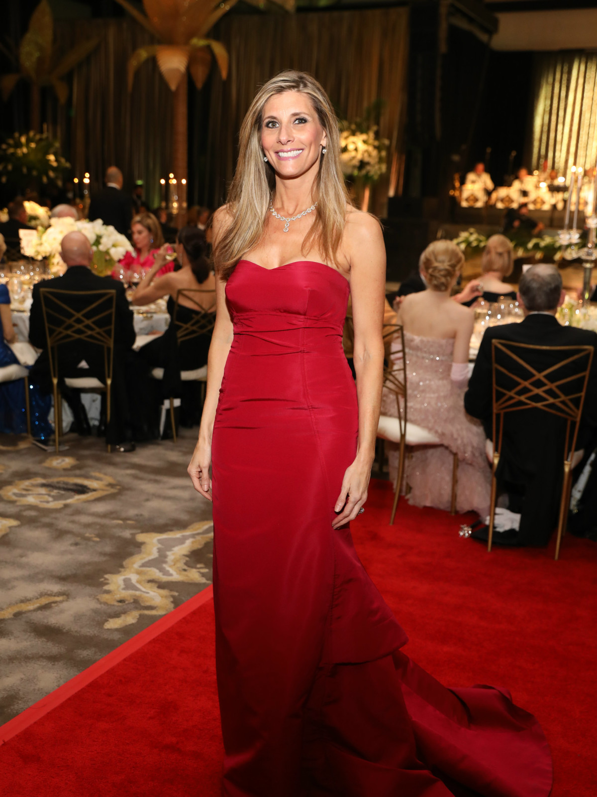 Opera Ball gowns Gina Bhatia in Oscar de la Renta
