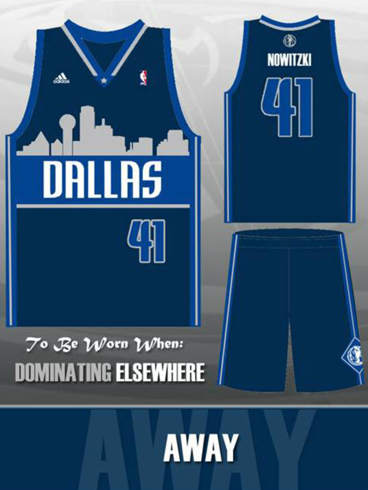 dallas mavericks new jersey design