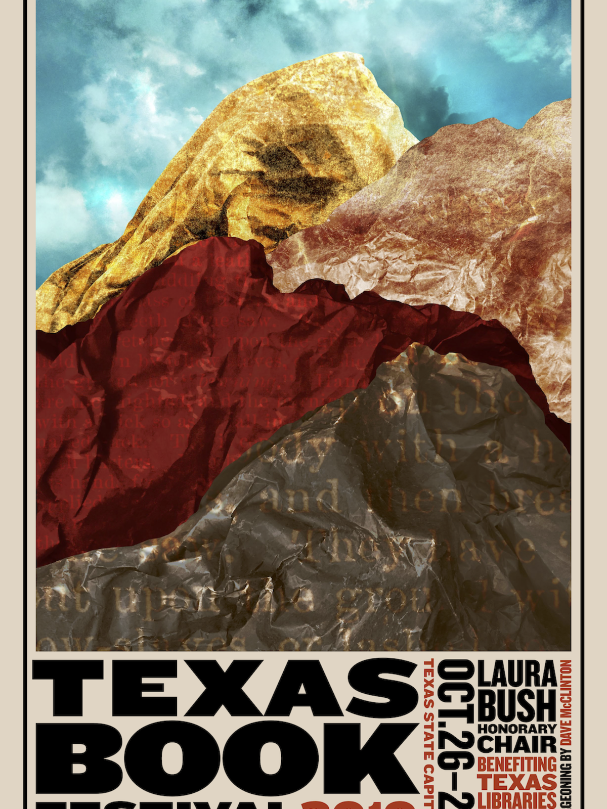 Texas Book Festival 2019 poster