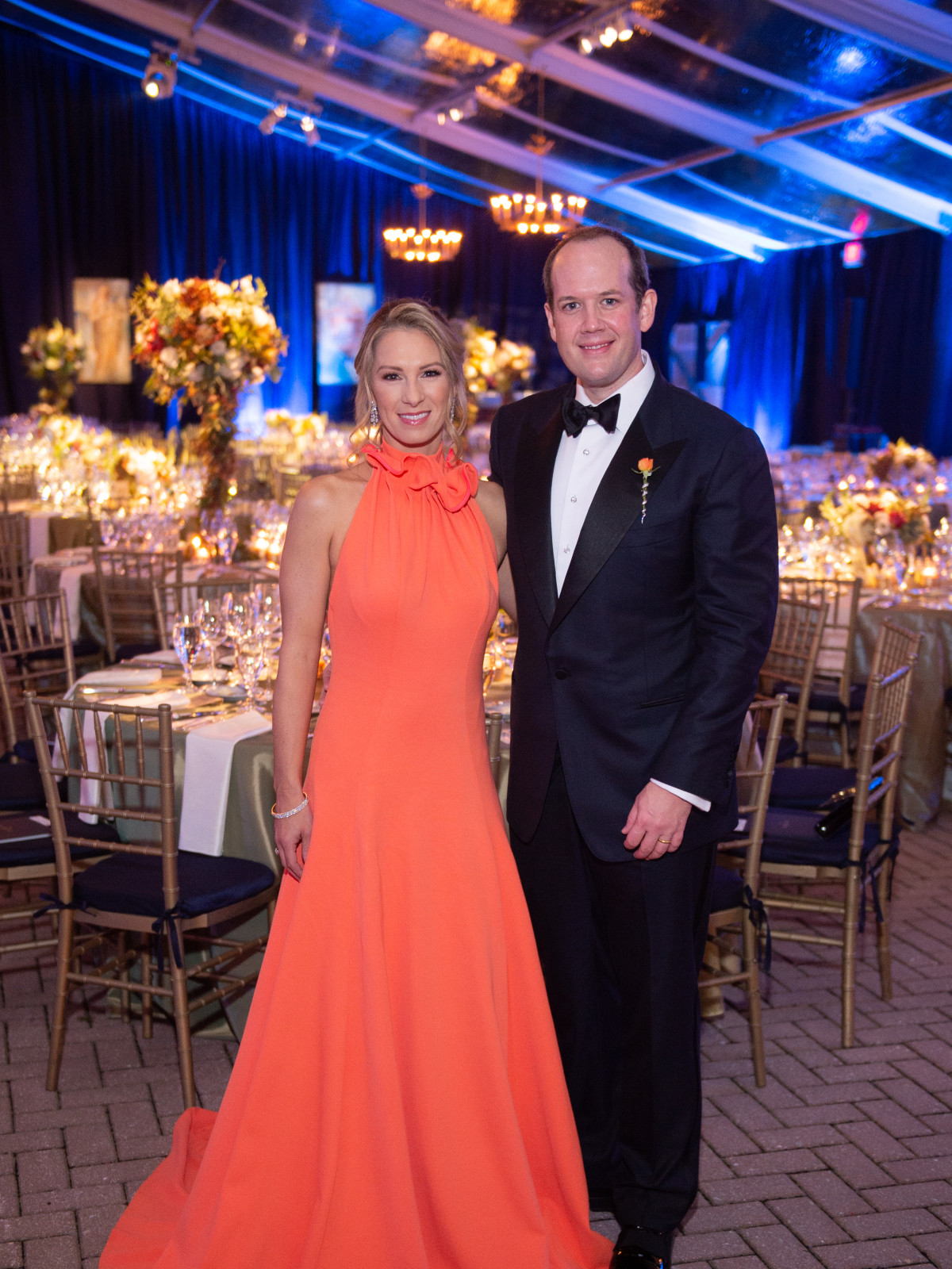 HGO Opening Night Rigoletto 2019 event chairs Dr Rachel and Warren Ellsworth IV