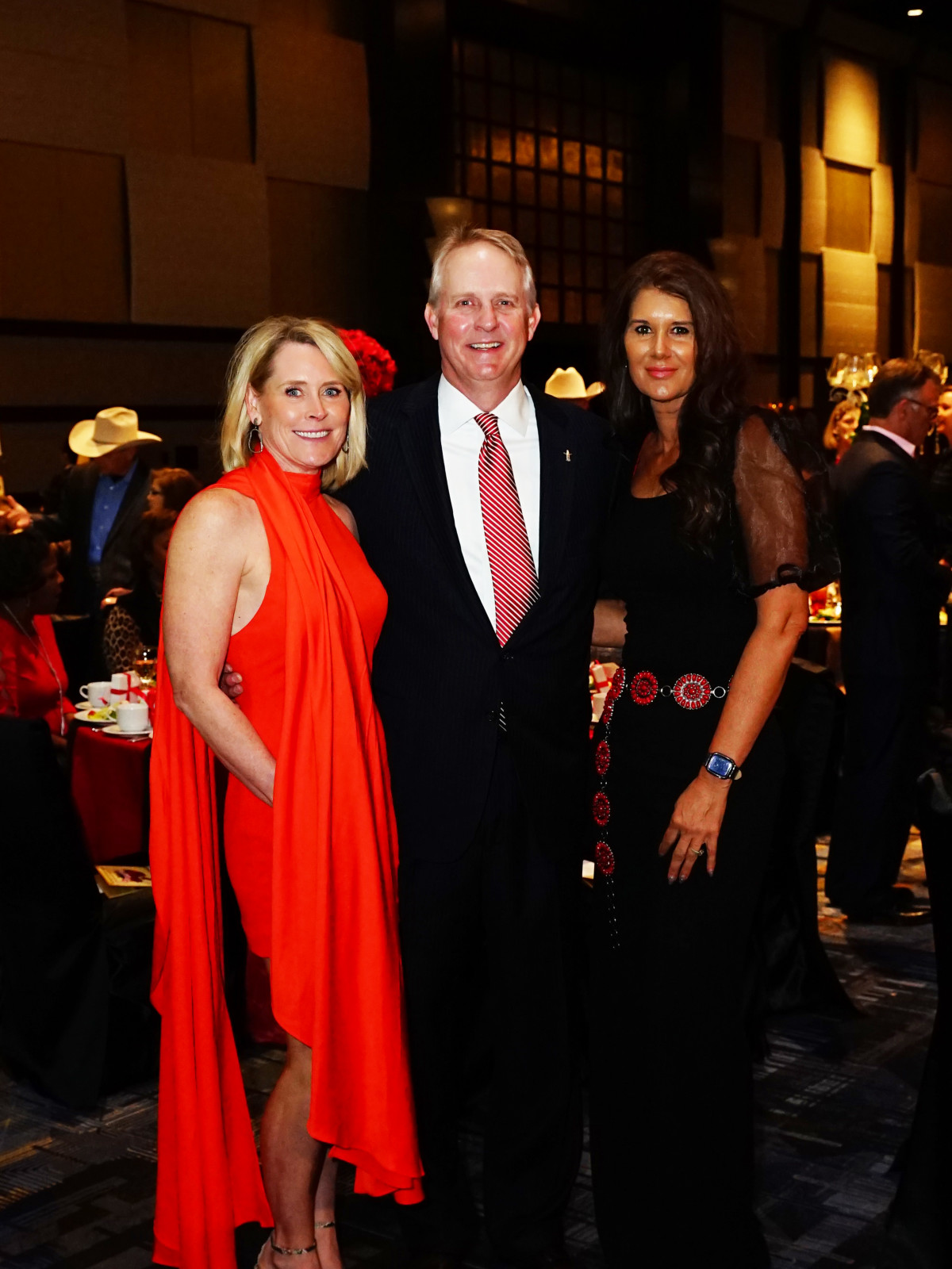 Rodeo Trailblazer Awards Luncheon 2020 Jan & Chris Underbrink (HLSR Vice President) and Shanna Brown