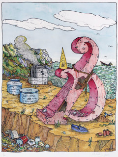 Bivins Gallery presents William T. Wiley: Where the Rub Her Meats the Rode