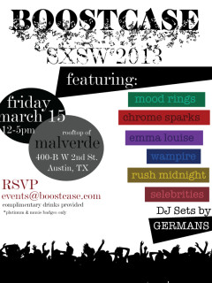 Austin Photo Set: Events_Boostcase_Malvered_Mar 2013