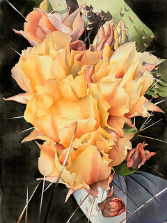 Link & Pin Gallery presents The Desert Painted featuring Watercolors by Erin Cannon
