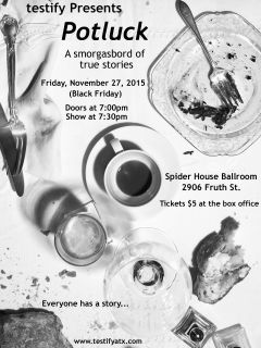 Testify presents Potluck